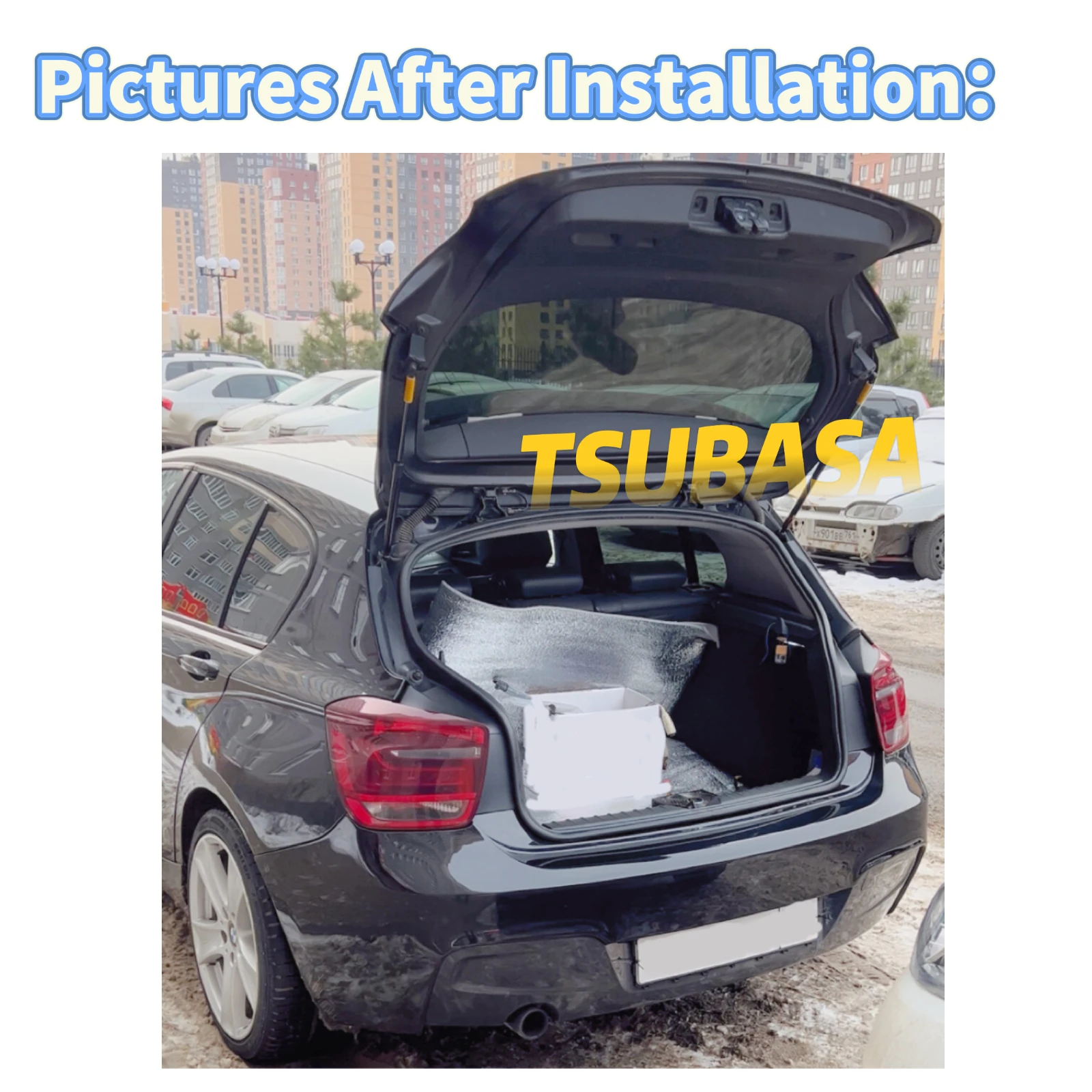 Auto Struts With Springs For BMW 1 Series F20 Hatchback 2011-2019 Rear Tailgate Trunk Boot Lift Supports Shock Damper Rod Props