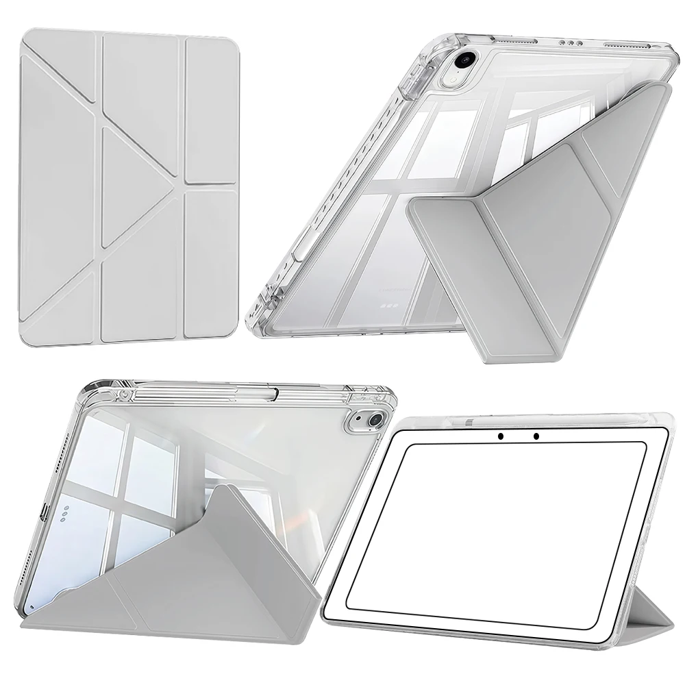 

[Acrylic Foldable Lightweight] case for ipad 10th 11th gen A16 11 inch 2025, Foldable, Lightweight, Stand, 3+Y-shaped fold