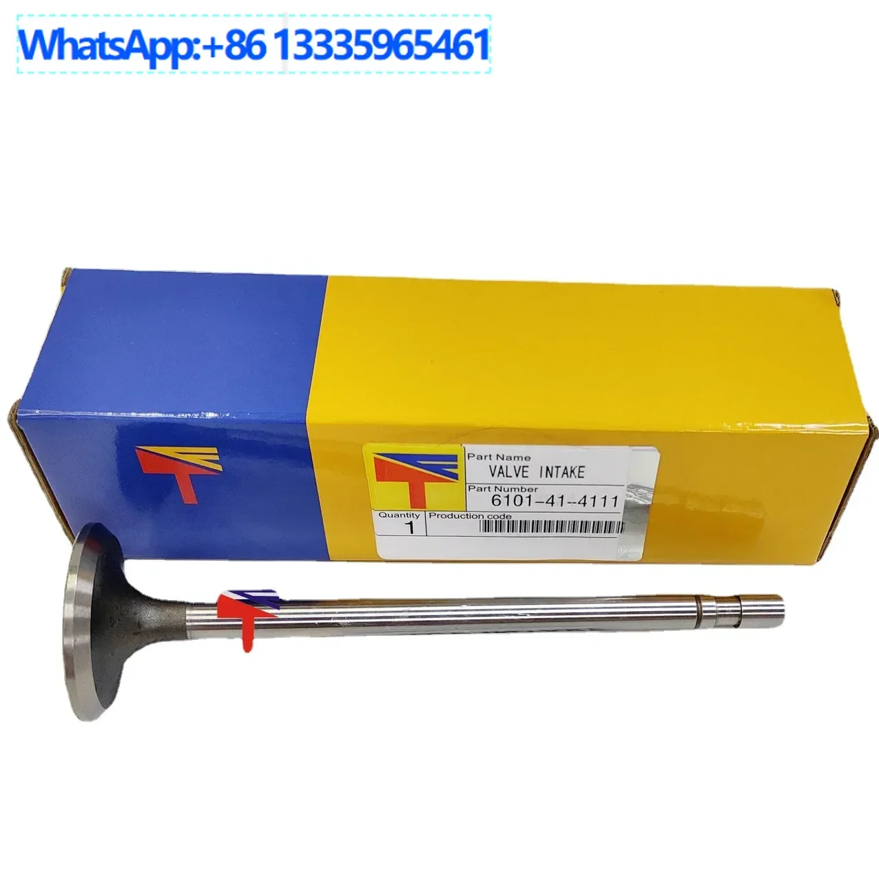 

Supply engineering machinery 6101-41-4111 intake valve for 6D115 engine parts