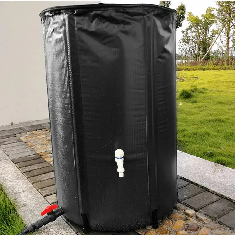 

200L Rain Water Recovery Storage Tank Garden Irrigation Water Bucket Collapsible Rain Barrel Rainwater Collection Container