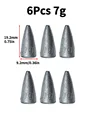 6pcs 7g