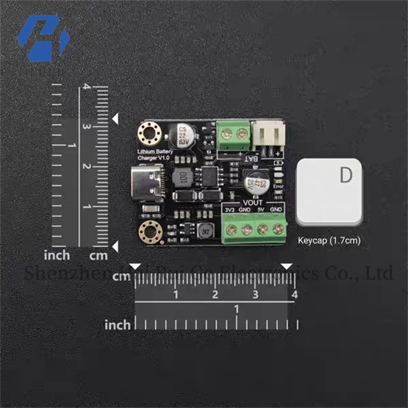 شاحن بطارية ليثيوم DFRobot مع شاشة عرض طاقة شحن مع بطارية ليثيوم DF3.7V