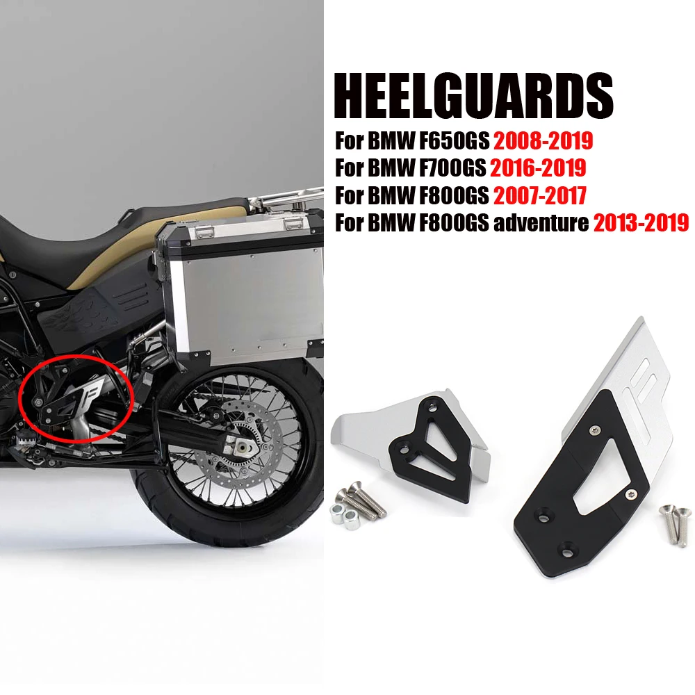 NEW FOR BMW F800GS adventure Left Right Heel Guards protector Guard Rear Foot Brake Lever Pedal Shifter Cover f 650 750 800 gs