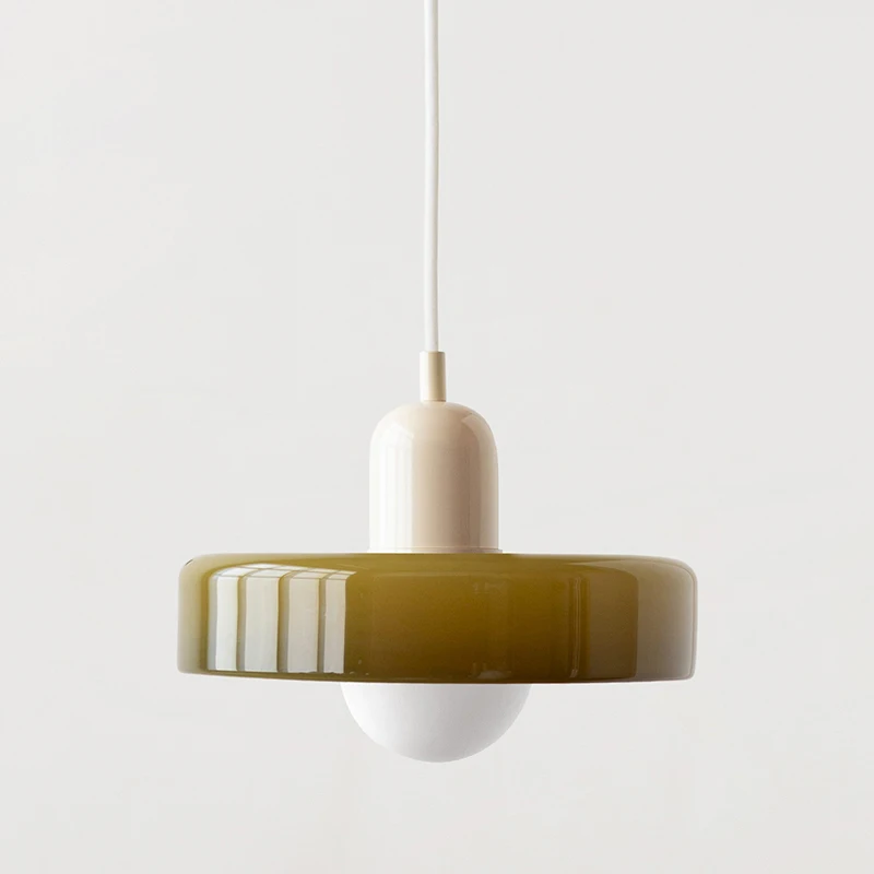 Modern lamp design stained glass lampshade chandelier living room