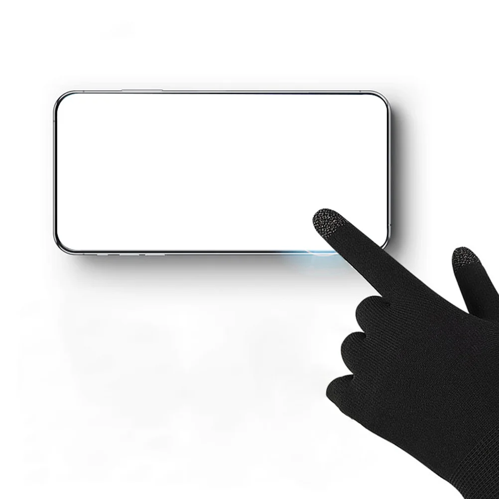 1Pair Cycling Screen Gloves Full-Finger Outdoor Sports Phone Use Durable Windproof Telefingers Gloves