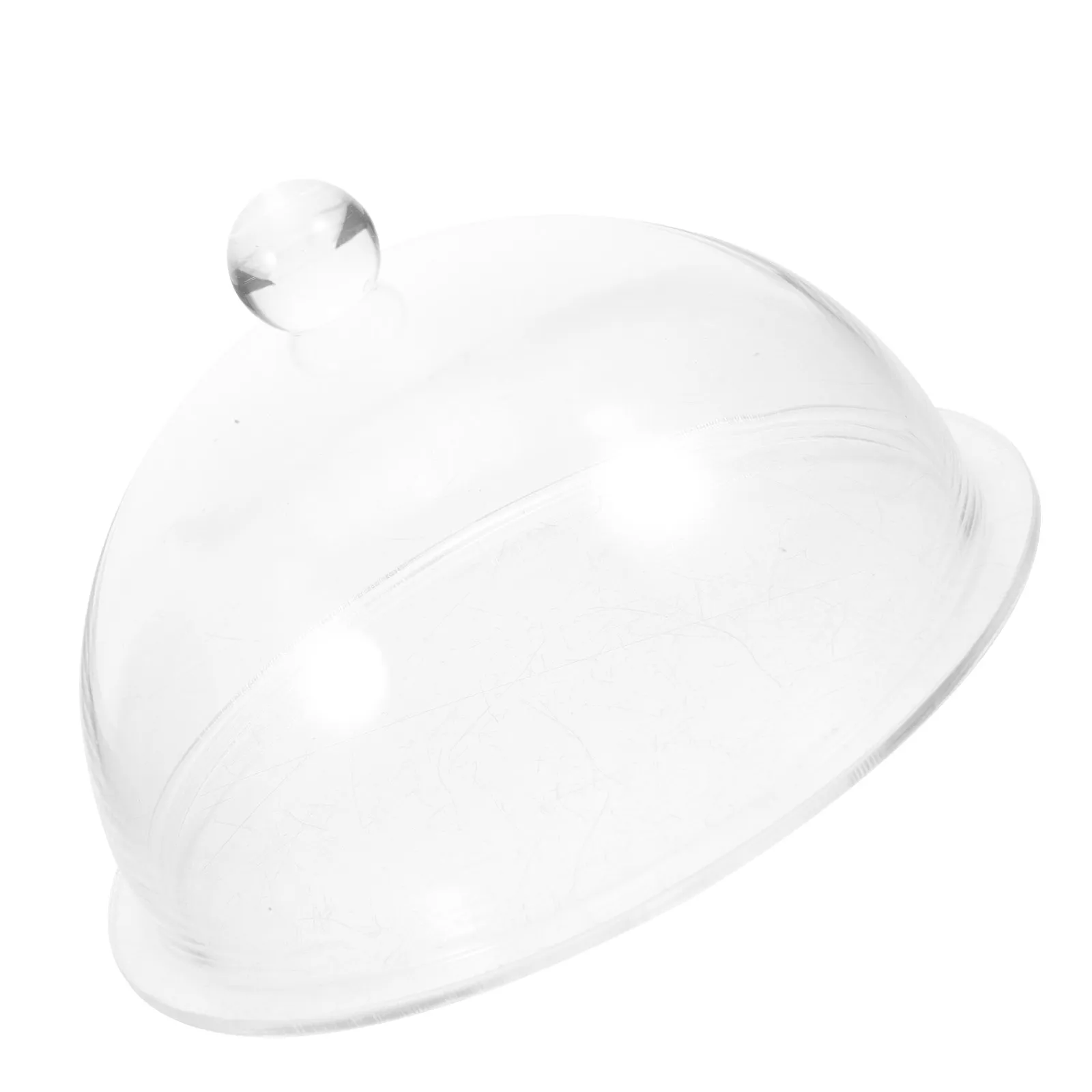 Glass Dome Cover for Food Transparent Smoke Food Cover Kitchen Restaurant Outdoor Picnic Dessert Cake Display Supplies