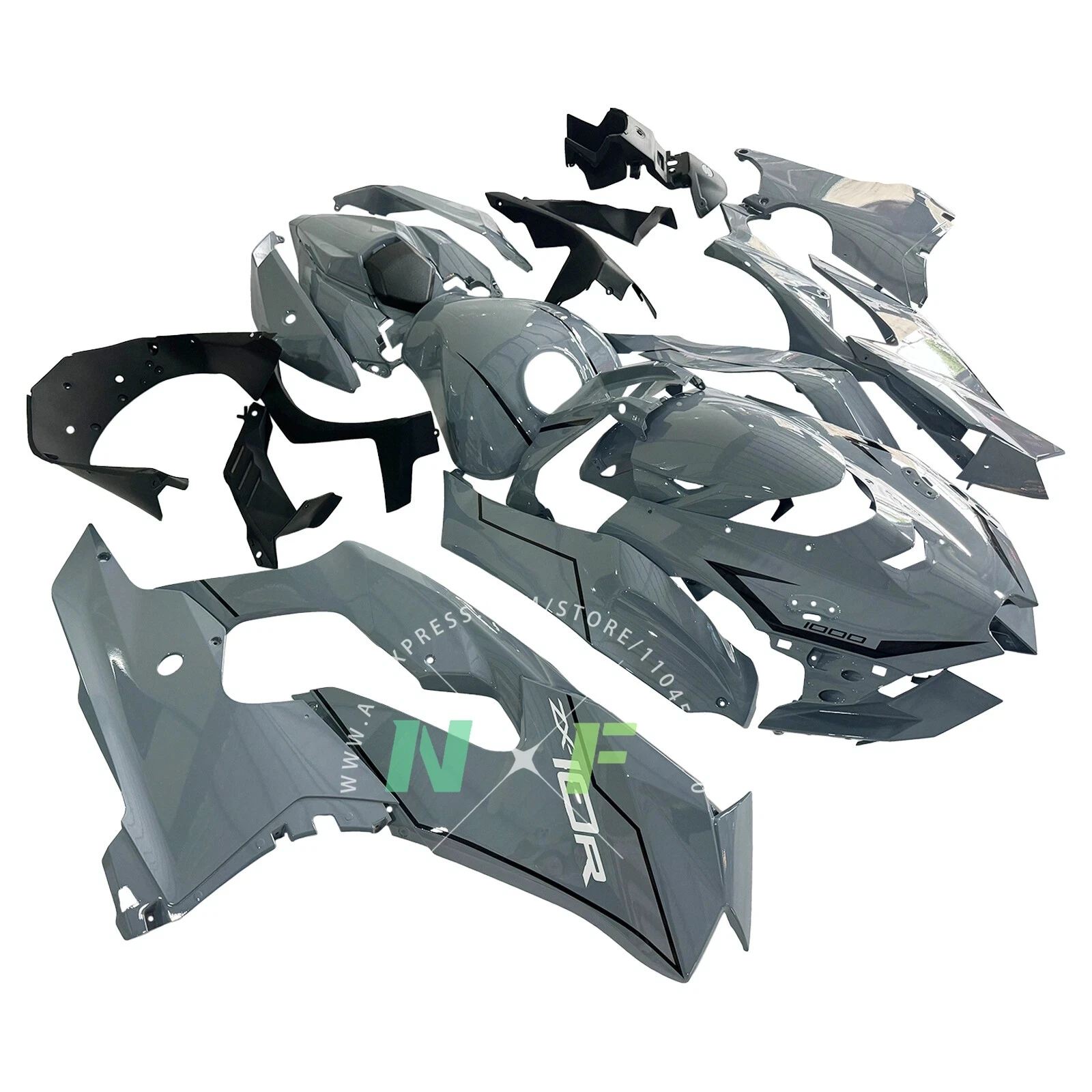 

For Kawasaki Ninja ZX10R 2021 2022 2023 2024 2025 Rebuild Motorcycle Fairings ZX-10R 22-25 ABS Fairing Kit