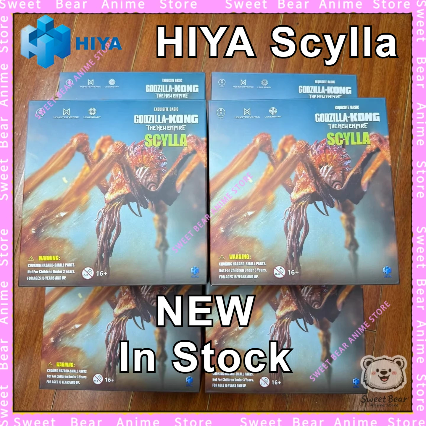 

HIYA Scylla Godzilla x Kong The New Empire Hyper шарнирная фигурка аниме модель игрушки настольная кукла коллекционные предметы на складе