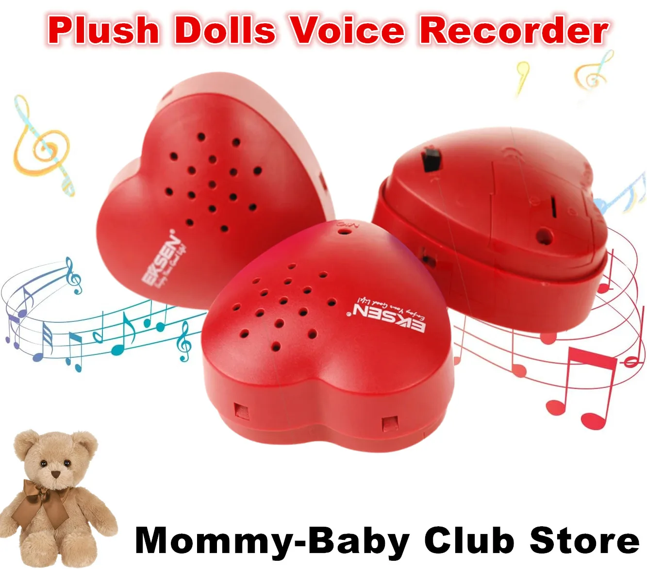 Promotion 3Pcs Kids Voice Recorder 30s Baby Dolls Voice Box for Plush Toy Doll Accessories Personalized New Student Gifts