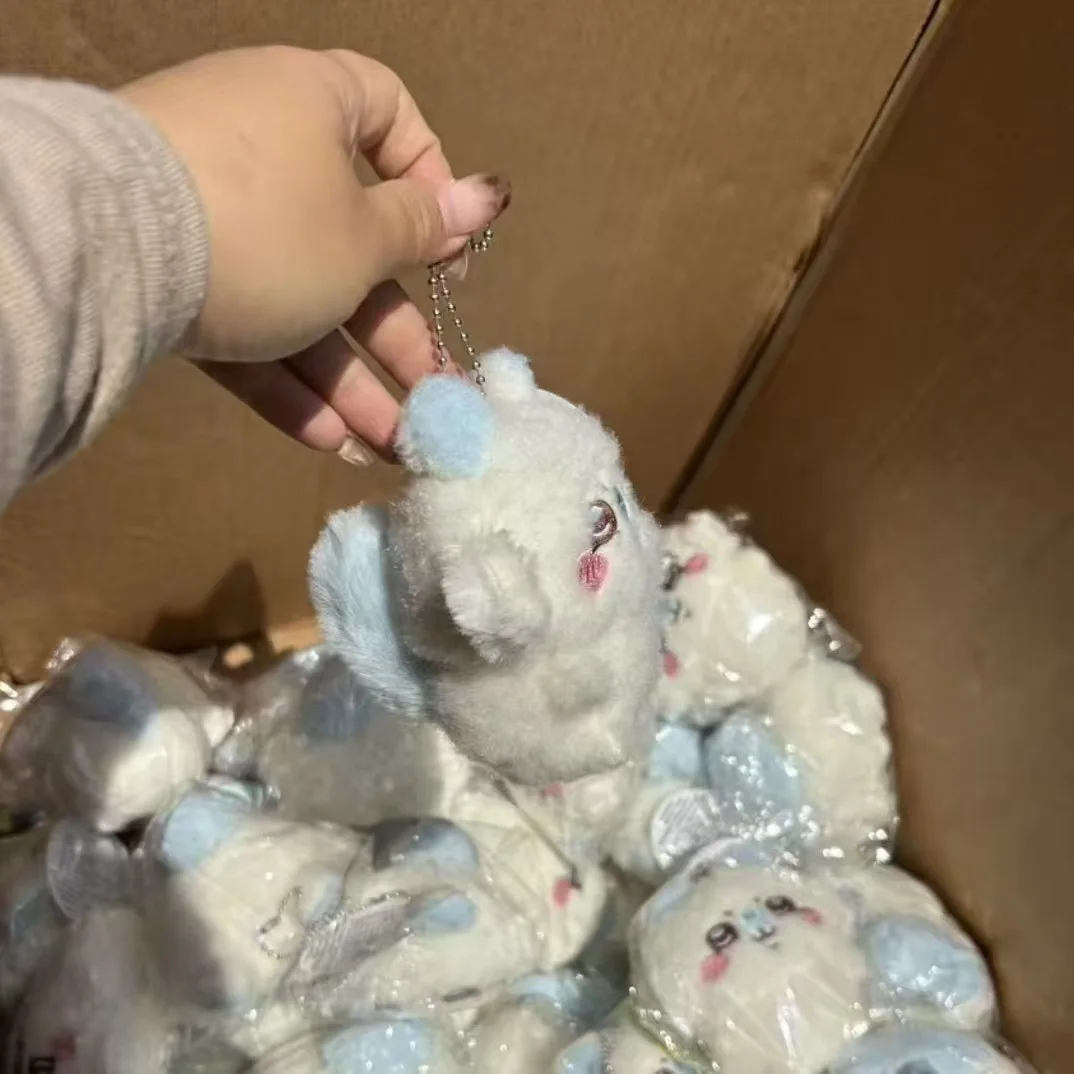 تشيكاوا مومونغا سلسلة أفخم المفاتيح لطيف Usagi Hachiware Momonga تحلق السنجاب لينة Kawaii دمية رقيق قلادة هدية #2