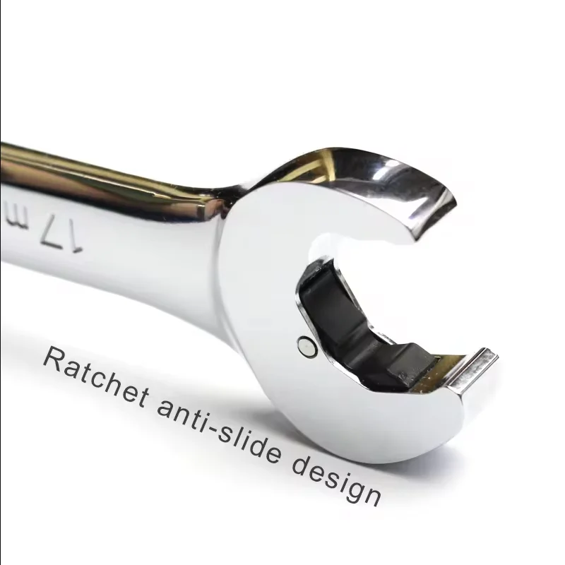 LAOA-llave de trinquete abierta de doble propósito, combinación de llave de tubo de trinquete, llave universal, herramienta manual de reparación de automóviles y bicicletas, 8-27mm