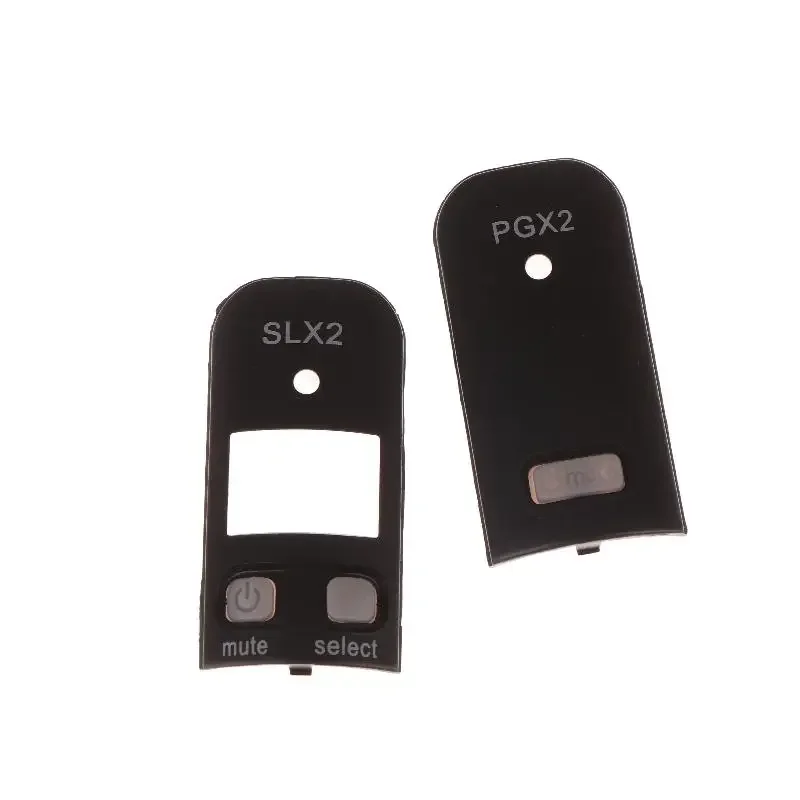 Micrófono inalámbrico interruptor de goma botón de accesorios de presión con cubierta para Shure PGX2 4 PG58 SM58 SLX2 BETA58