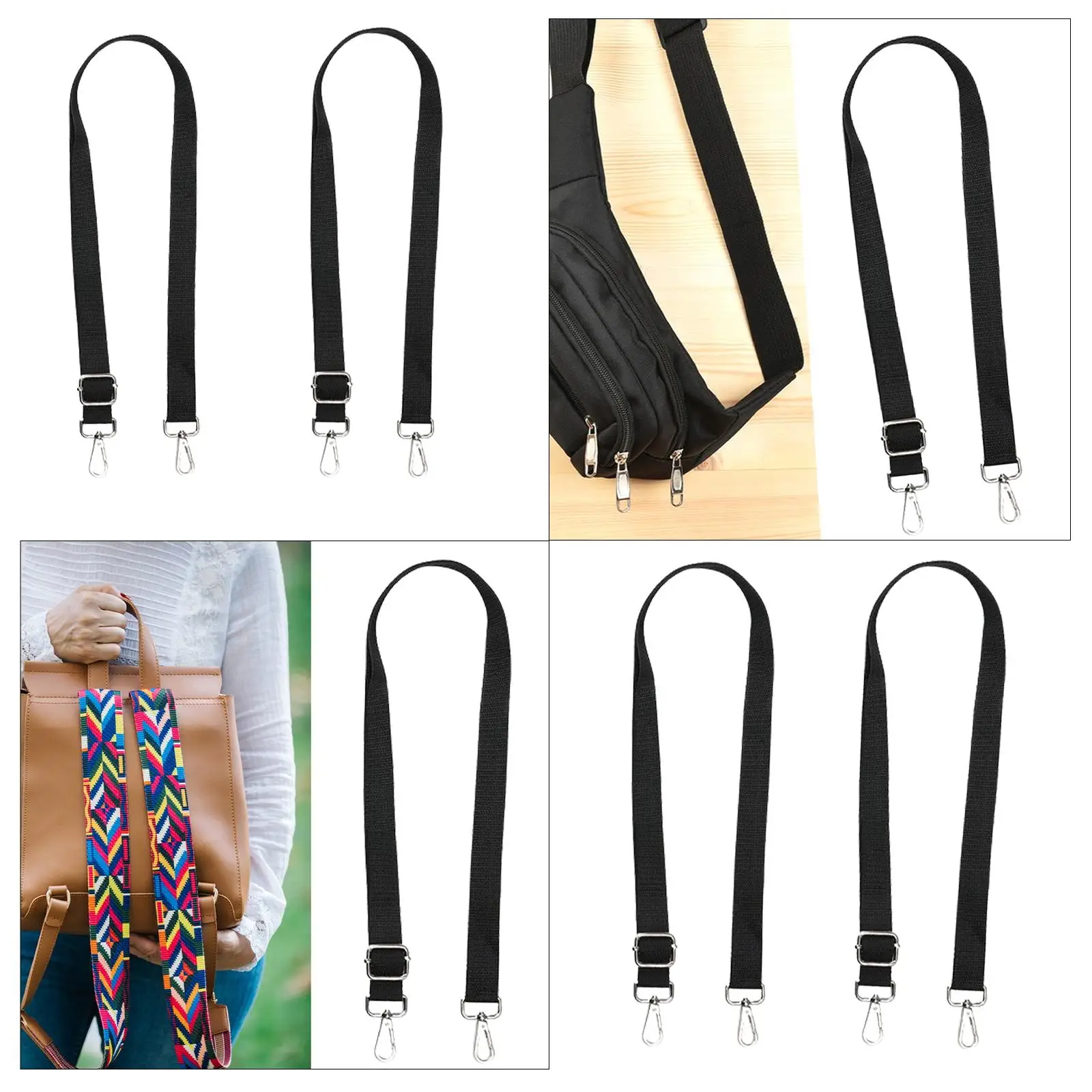 Bag Shoulder Strap Adjustable Versatile Universal Carry Strap Cross Body Strap for Purse Making Sports Bag Travel Laptop Pouch