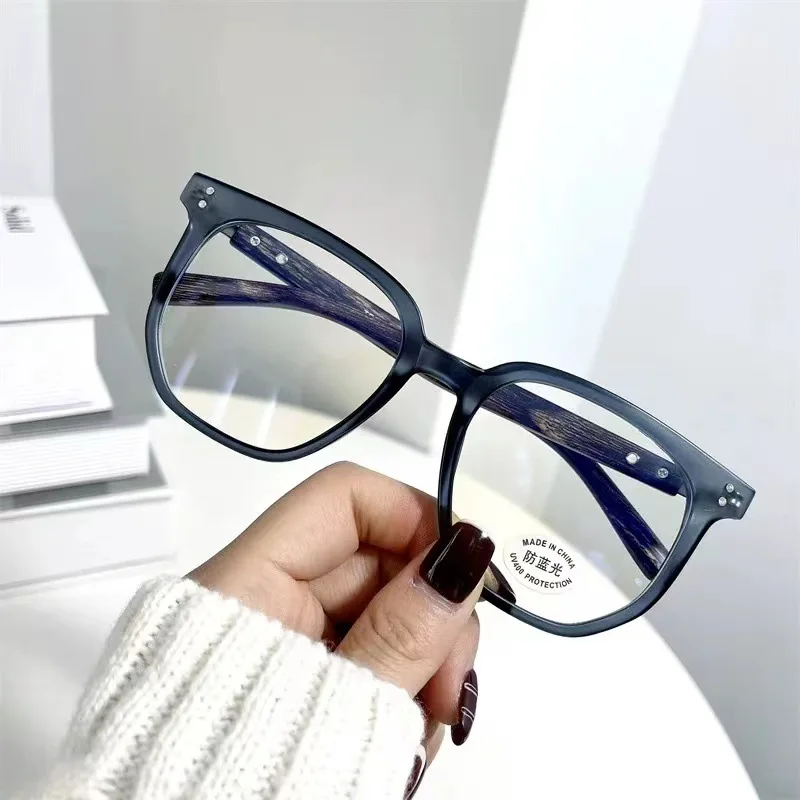 New Arrival Unisex Square Plain Glasses for Men Women PC Frame Glasses for Party Eyeglasses Polygon Glasses For Male Female