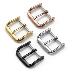 Edelstahl Uhr Schnalle Silber Gold Schwarz Poliert Metall Armband Schließe 16mm 18mm 20mm 22mm uhr Zubehör