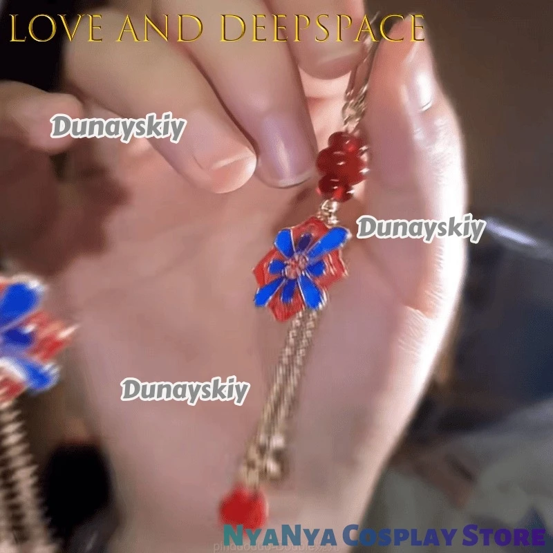 

Серьги с кисточками Love And Deepspace Rafayel Qi в одном стиле, игровые товары, аксессуары, костюм на Хэллоуин, ролевая игра