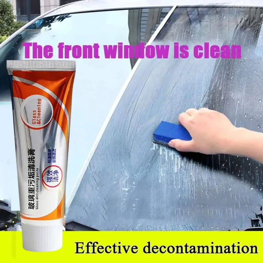 

Car Glass cream Film Remover Glass Polishing Compound Windshield Cleaner Paste Film Removal Cream Clear Window Auto Detailing