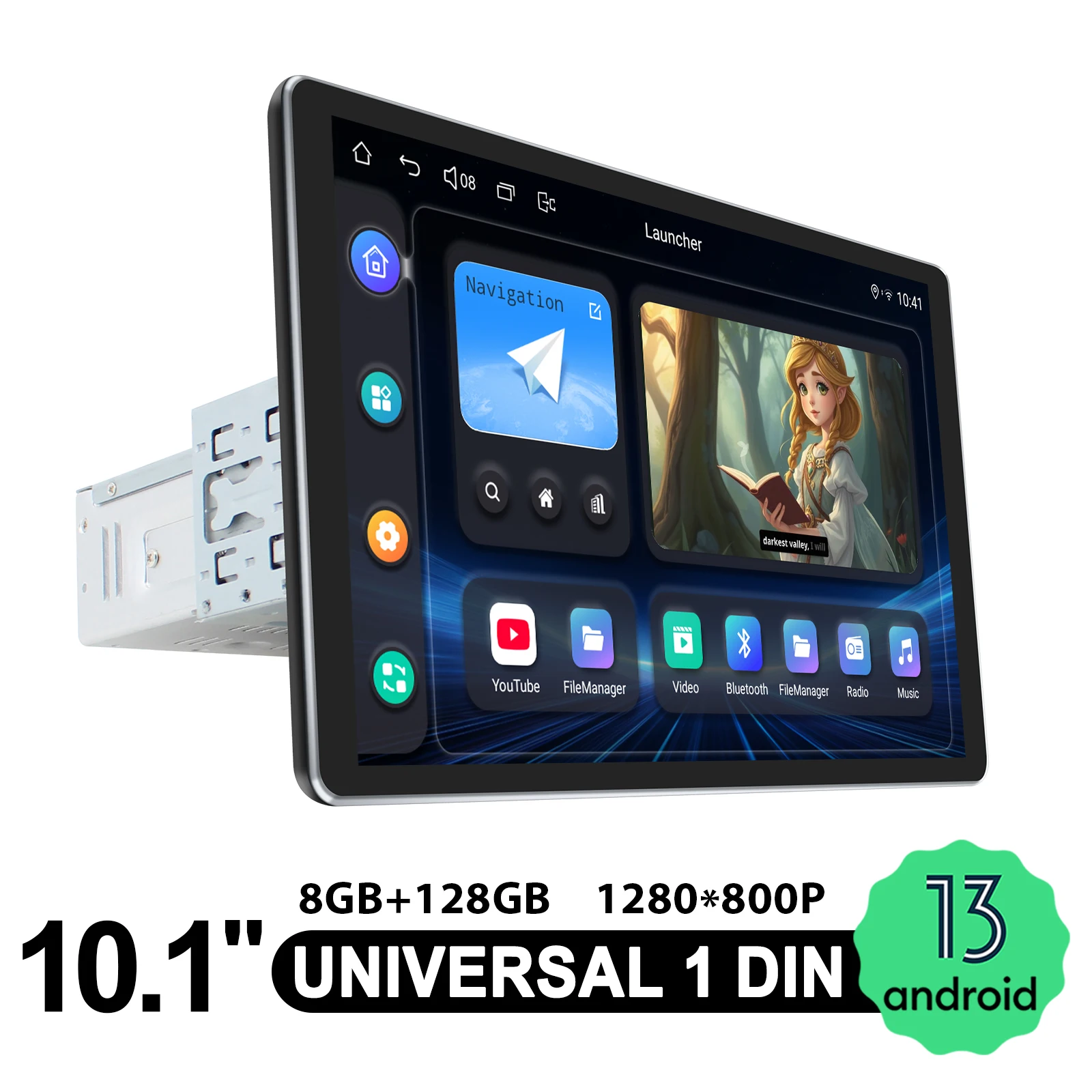 

Мультимедийная магнитола Joying, Автомобильная Мультимедийная система на Android, с экраном 10,1 дюйма, 8 ГБ ОЗУ, 128 Гб ПЗУ, GPS-навигацией, с процессором Qualcomm Snapdragon, поддержкой HDMI и AR-камеры