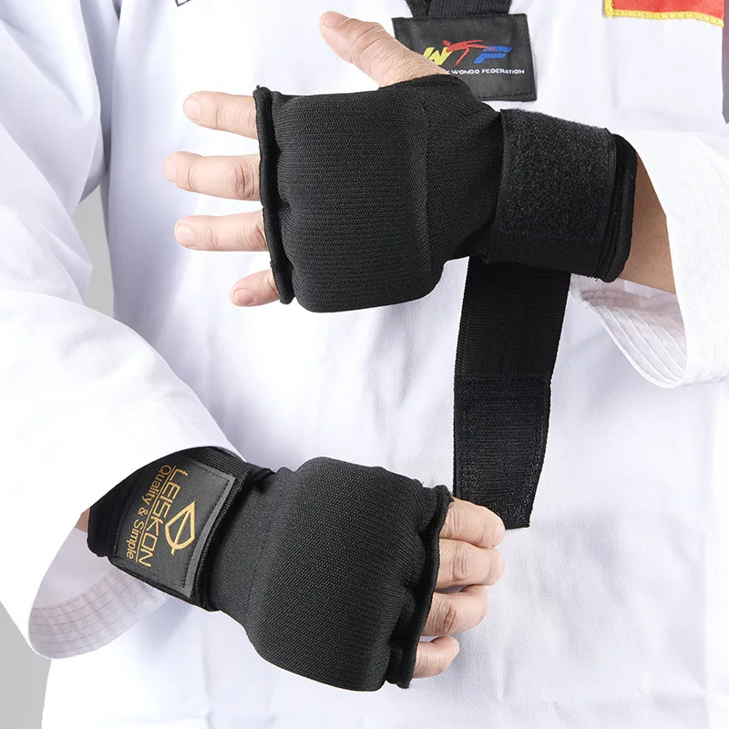 MMA Half-Finger Gel Boxing Gloves Sponge Filling Muay Thai Sanda Training Hand Wrap Inner Gloves Boxing Training Accessories