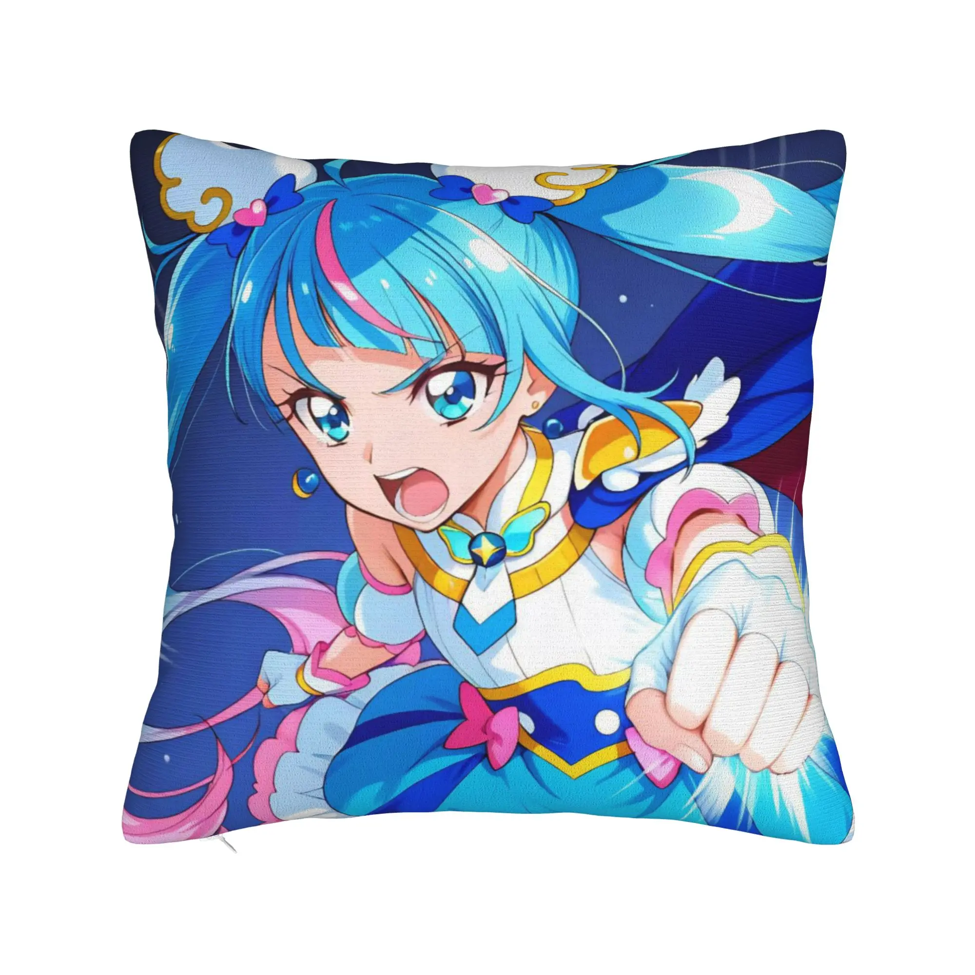Soaring Sky Pretty Cure Pillow Covers Merch Printed Cushion Cover Decor  Pillow Case Cover Home Multiple Sizes