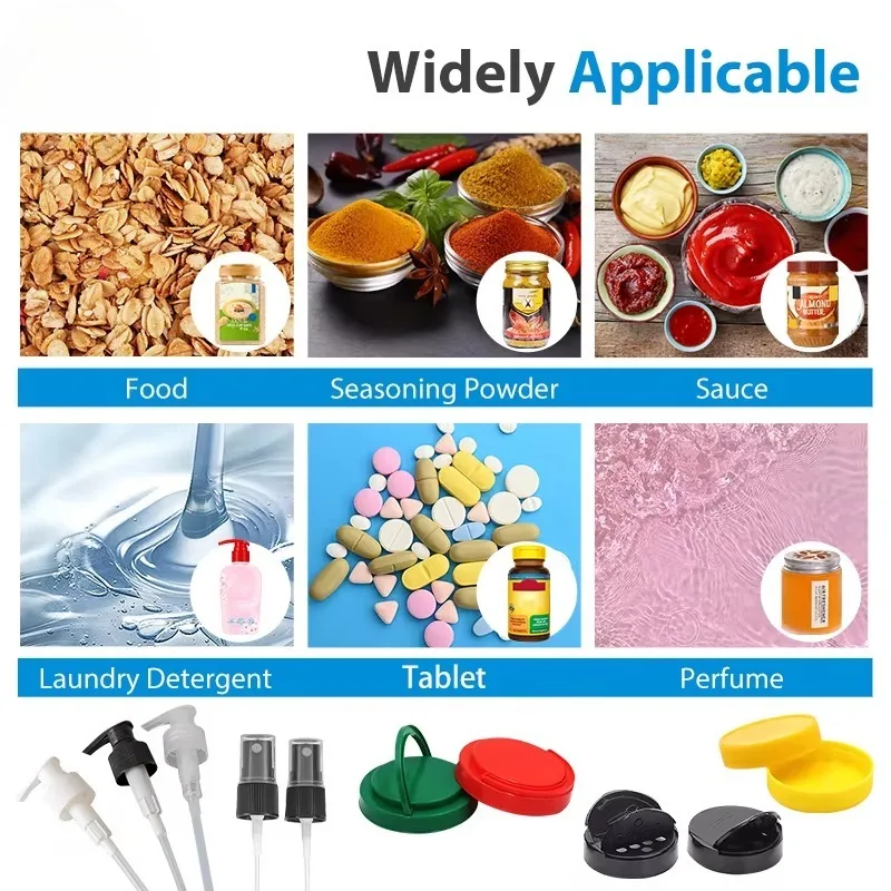 Factory Supply Fully Automatic Plastic Bottle Filling Labeling ROPP Cap Making Capping Machine Bottling Packaging Equipment