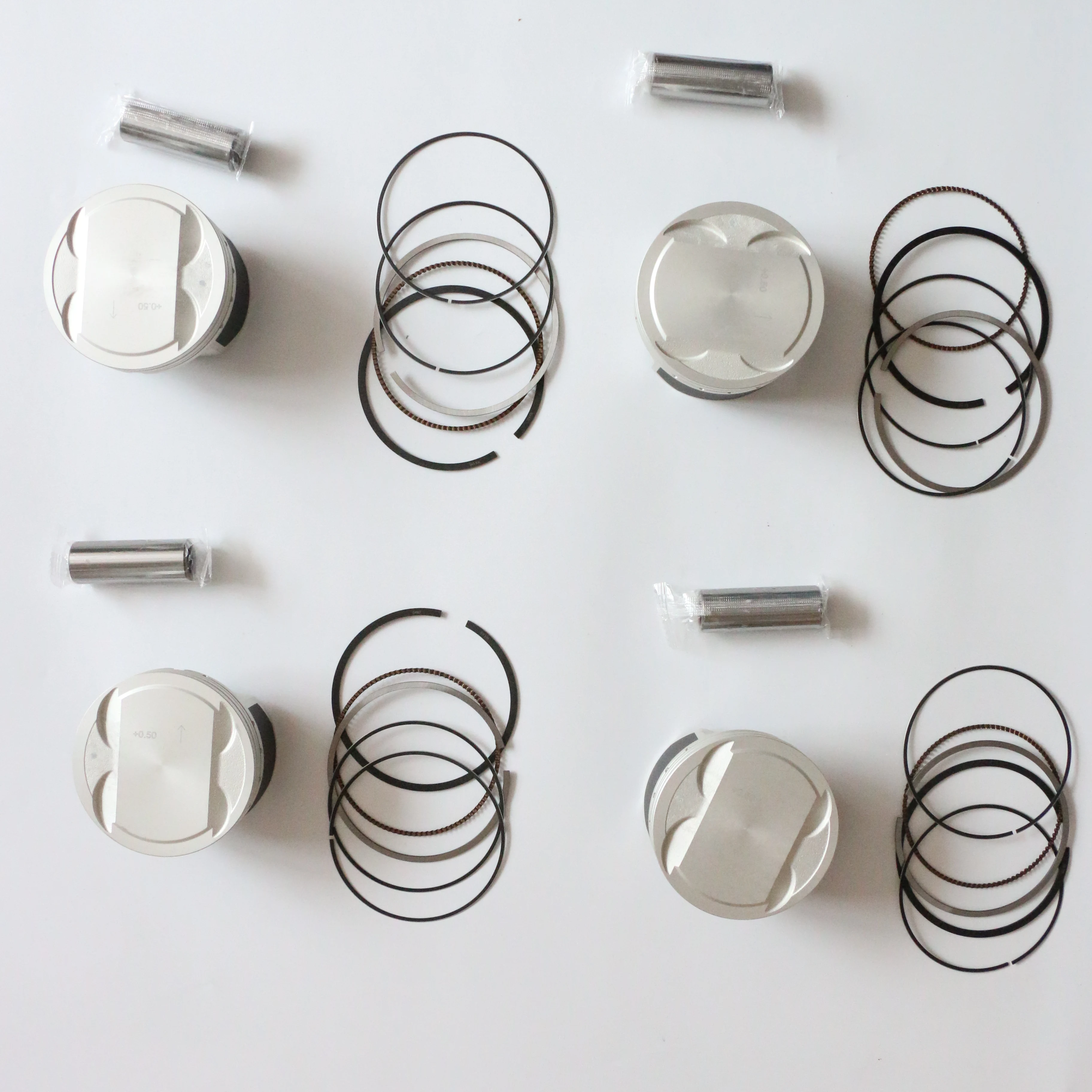 New Engine Piston Ring 23410-2G000 23410-2G010 23410-2G020 G4KD +0.50 2.0T Engine Piston Kit for Hyundai