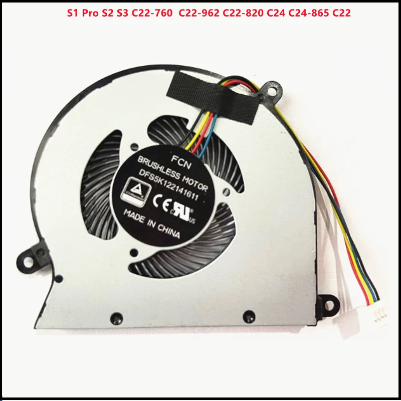 

New Laptop CPU Cooling Fan Cooler GPU Cooling For Acer S1 Pro S2 S3 Aspire C22-760 C22-962 C22-820 C24 C24-865 C22