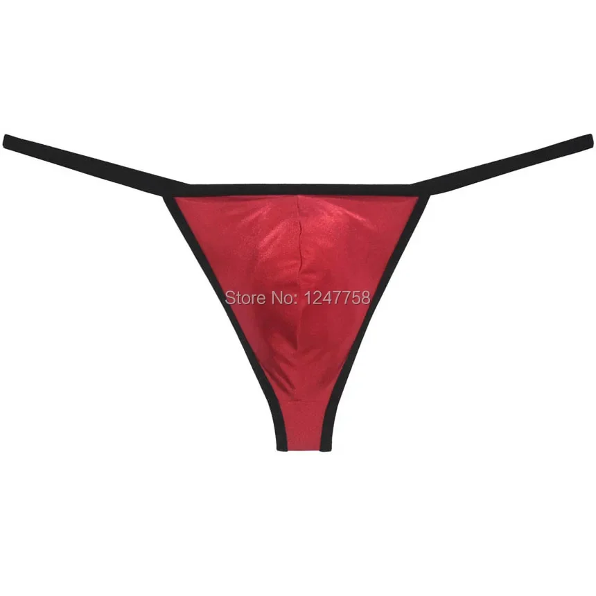 Men's String Bikini Thong Spandex Hipster Panties Underwear Stretchy T-back Jockstrap Gay Underwear Tanga Hombre Men Lingerie
