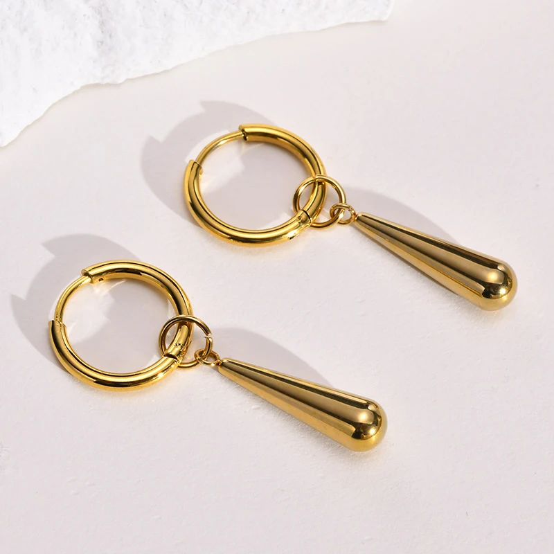 1pc Fashion Japan Anime Water Drop Earrings for Women Men's  Pendant Hoop Earrings Simple Cosplay Party Jewelry Gift