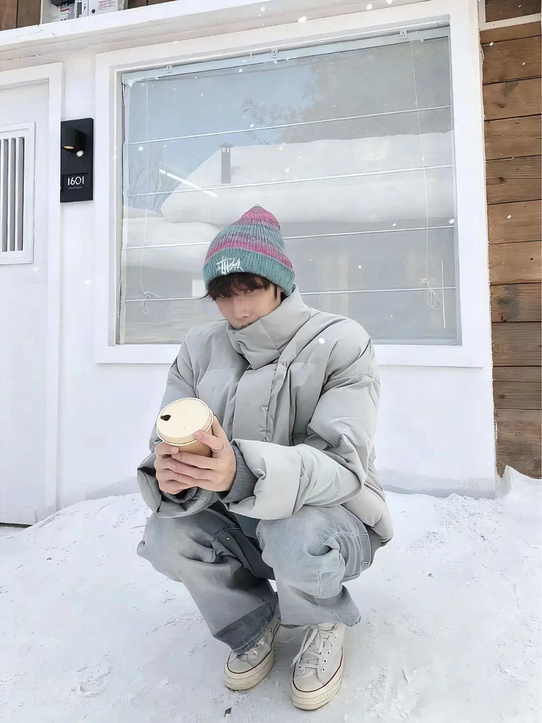 

Thickened down Cotton Jacket Men's Autumn Winter Warm Comfortable Stand Collar Bomber Coat Youth Fashion Casual Outerwear