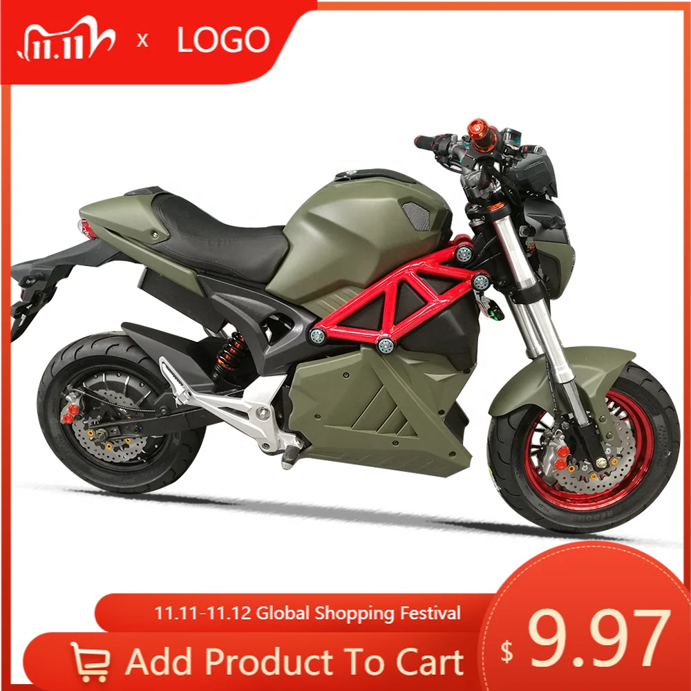 DXY powerful 5000W 72V 40AH lithium battery electric motorcycle 60V 40AH brushless motor 80 km/h maximum speed 100 km/h