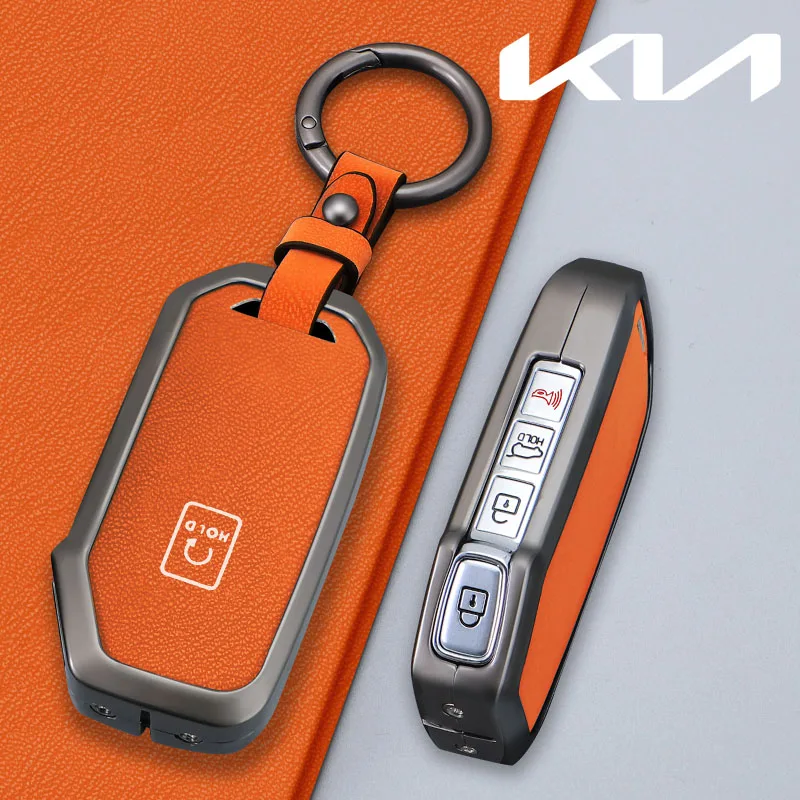 Car Key Case Shell Cover Holder For Kia Telluride Telluride SX 2021 Sportage R 2022 2023 K5 GT Line 2021-2023 Seltos 2020-2023