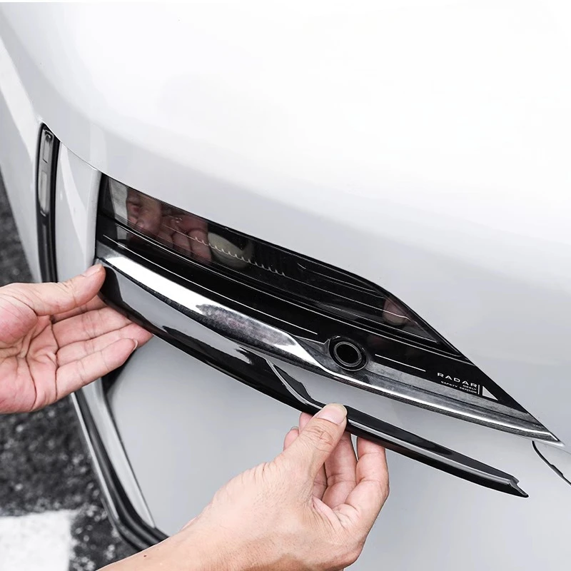 

Для Geely Galaxy E8 ABS Black Warrior рамка противотуманных фар дневные ходовые огни передний бампер декоративная рамка