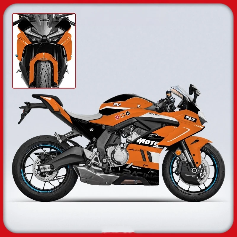 For CFMOTO 675SR‑R Full‑Vehicle Custom Graphic Stickers Waterproof Sun‑Resistant Paint Protective Decals Mod Accessories