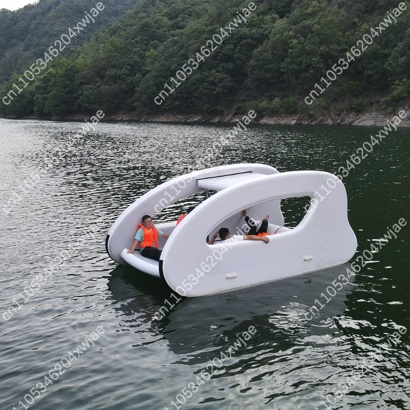 

Double Hull Inflatable Floating Cabin with PVC Material for Outdoor Water Sports and Leisure Activities