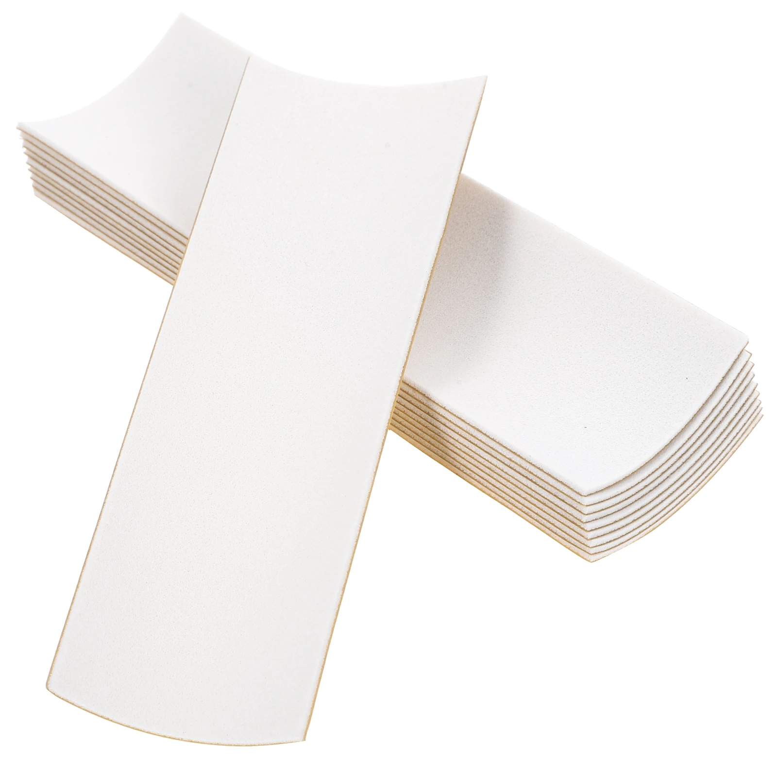 

10pcs Grip Tapes 38x110mm Non-slip Stickers White Yellow Backing Foam Material Long-lasting Adhesive Practical