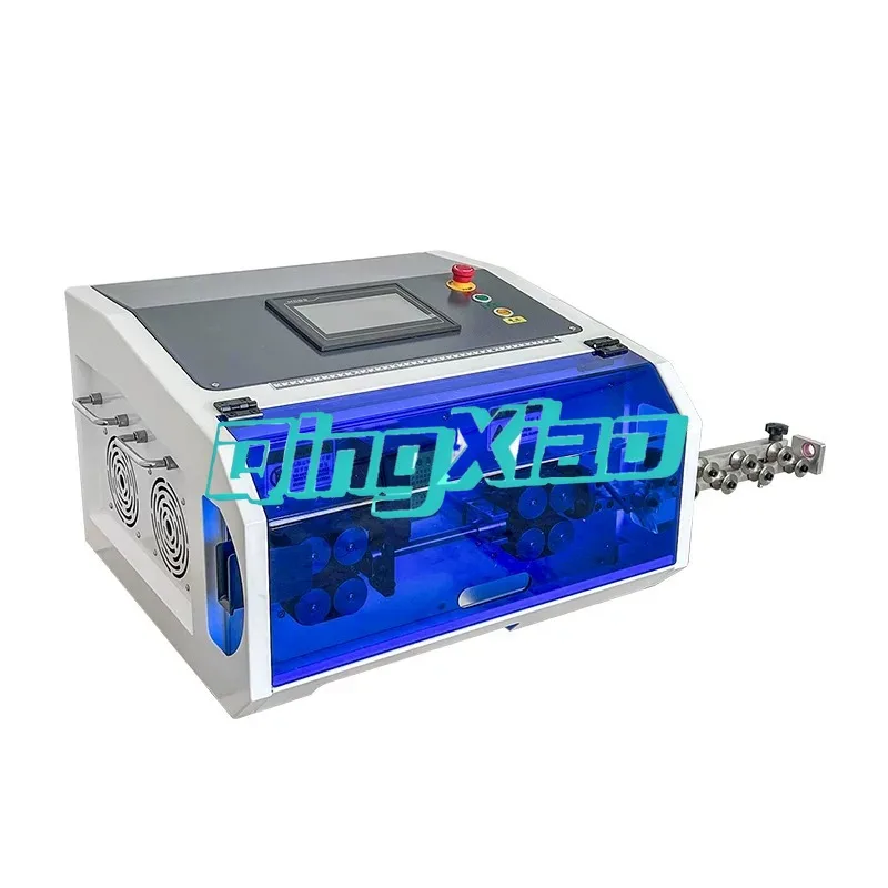 Automatic Large Square Computer Wire Stripping Machine For New Energy 70 150 Sq Mm High Voltage Cable Cutting And Peeling