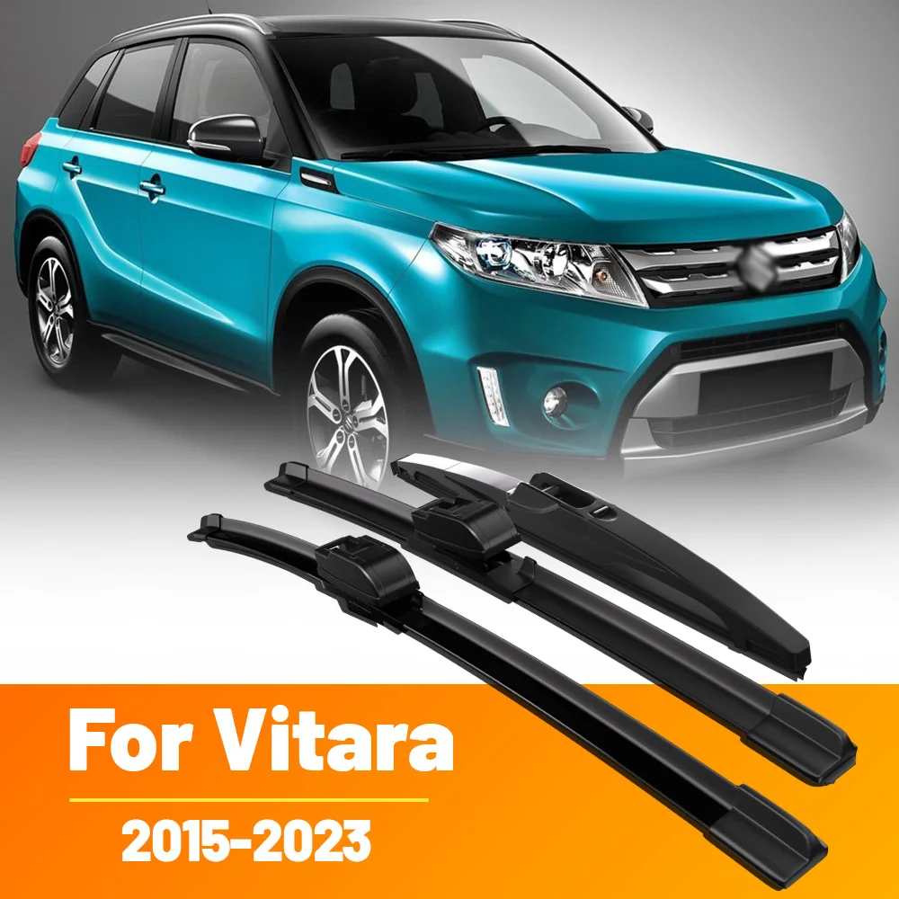 Wiper Front & Rear Wiper Blades Set For Suzuki Vitara MK4 2015 - 2023 Windshield Windscreen Window Brushes 24