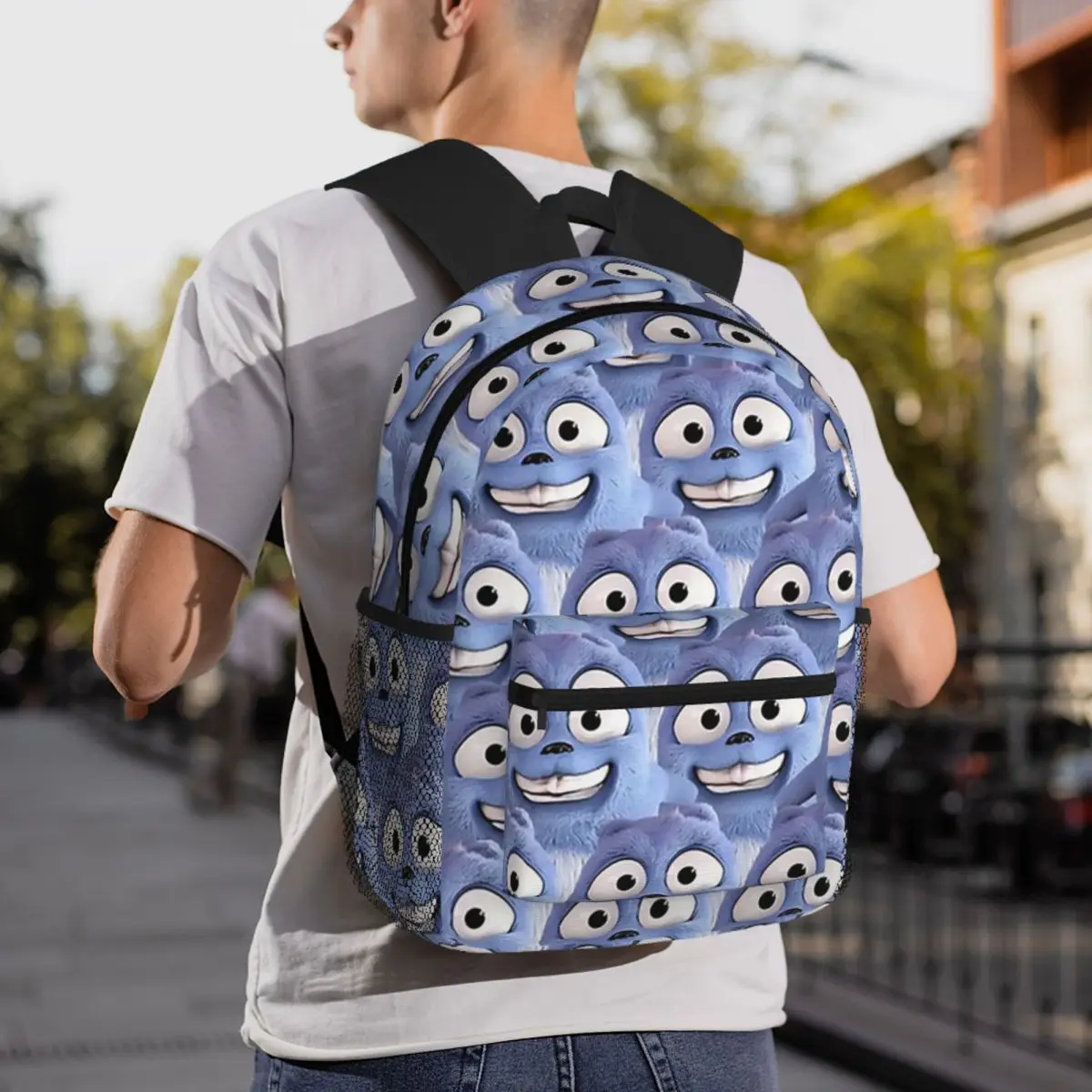 Grizzy And The Lemmings Backpack Daypack Large Capacity Boys Girls BookBag School Bag Shoulder Bags for Men Women