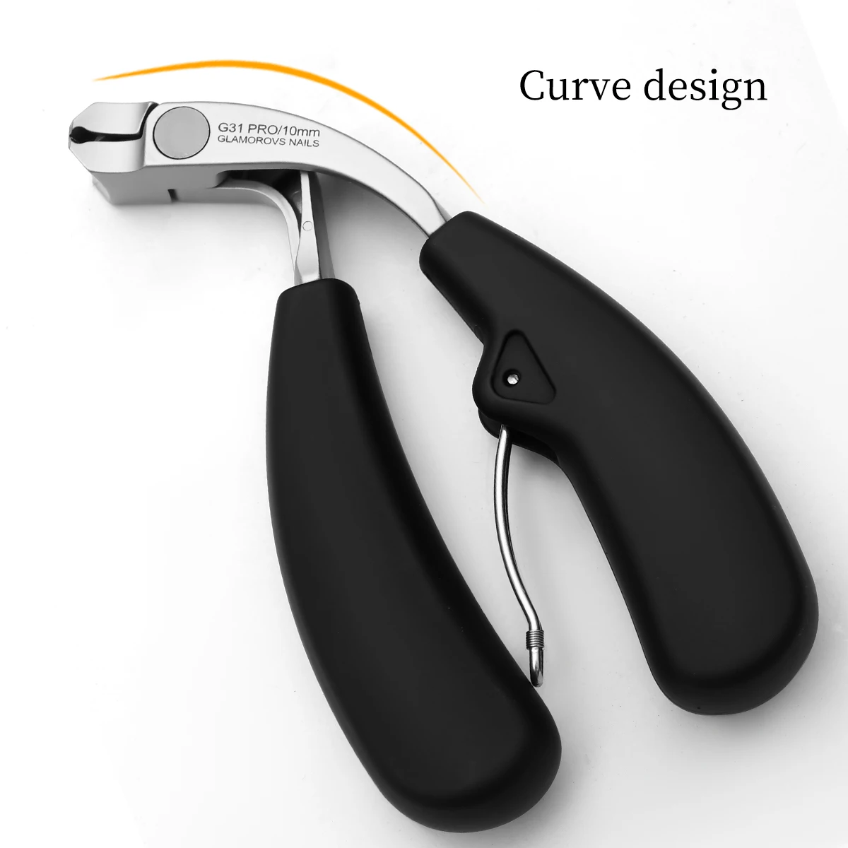 Curved nail clippers with large opening three times anti-splash storage Nail clippers for the elderly thick toenails Heavy duty