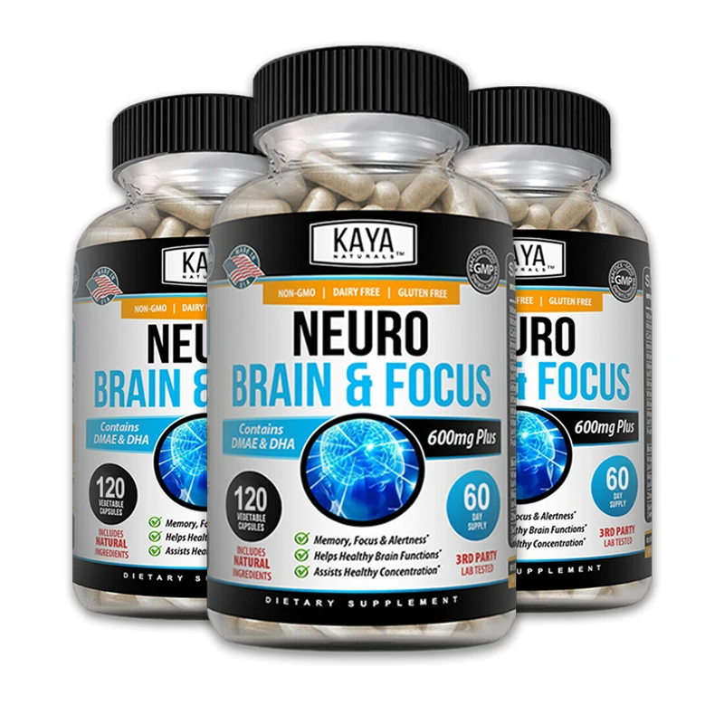 Neuro Brain & Focus Supplement - Healthy Memory Function, Clarity Nootropics Supplement - for Mental Focus, Cognitive Function