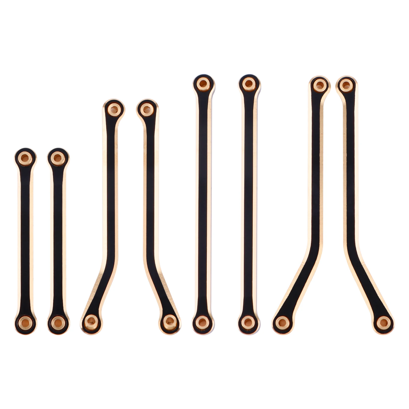 

DashRC Black Coating Brass High Clearance Chassis Links for Redcat Ascent-18 1/18 RC Crawler Accessory Upgrades