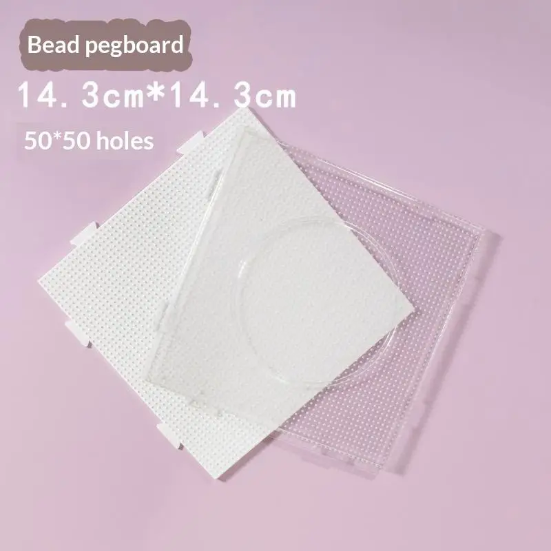 1Set Fuse Bead Craft Accessory Set Tool Kit Peg Board Tweezers Storage Boxes Bead Scoop For Kids Adults DIY Craft Making