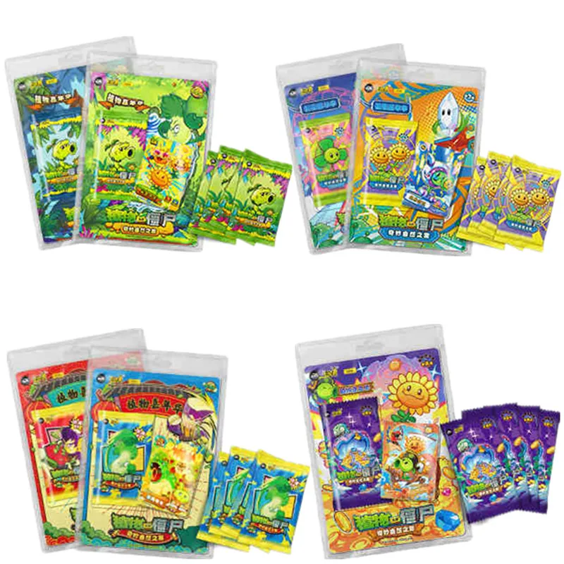

KAYOU Plants vs. Zombies Cards Plant Carnival Cartoon Game Peripherals Rare Collectible CardCard Toys Gift