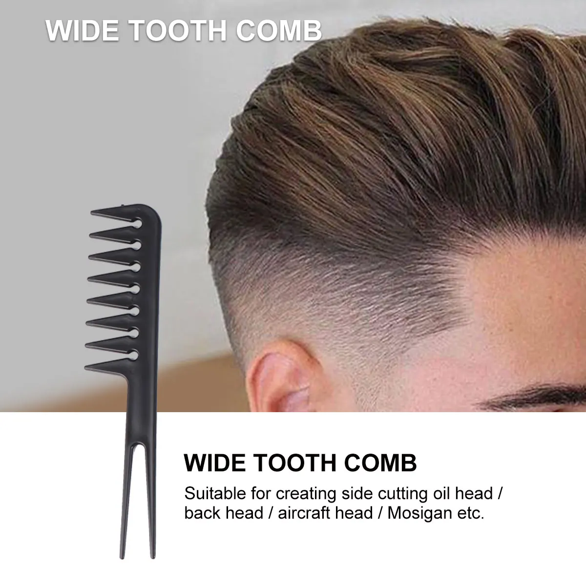 

1Set Hair Comb Set Heat-Resistance Anti-Static Hairdressing Tools Including 10 Combs 10 Hairpins for Salon Barber Home Use