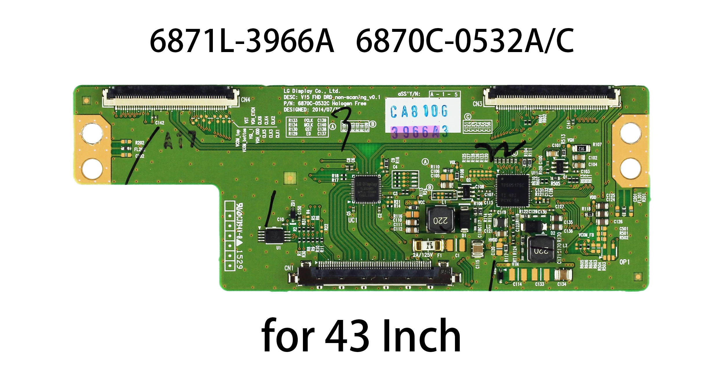 Logic Board 6870C-0532A 6870C-0532C 6871L-3806D 6871L-3966A for LG 43LF6300-UA 43LX341C-UA 43LX540S-UA 43LX560H-UA 43 Inch TV