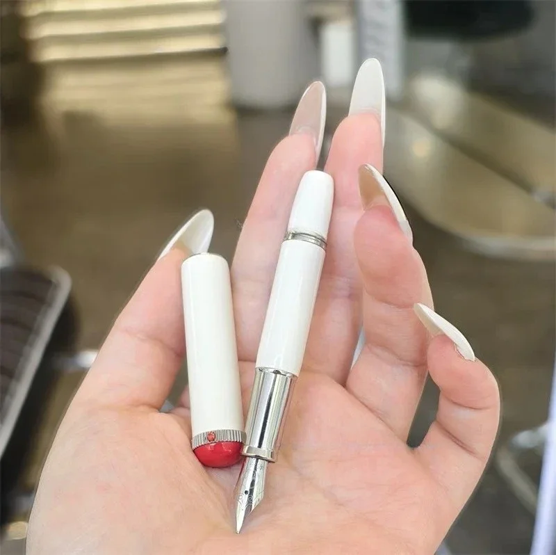 New Hoohill Pico Exquisite Beautiful Mini Cute Short Metal Fountain Pen EF/F/M Nib Writing  Business Stationery Student Gift