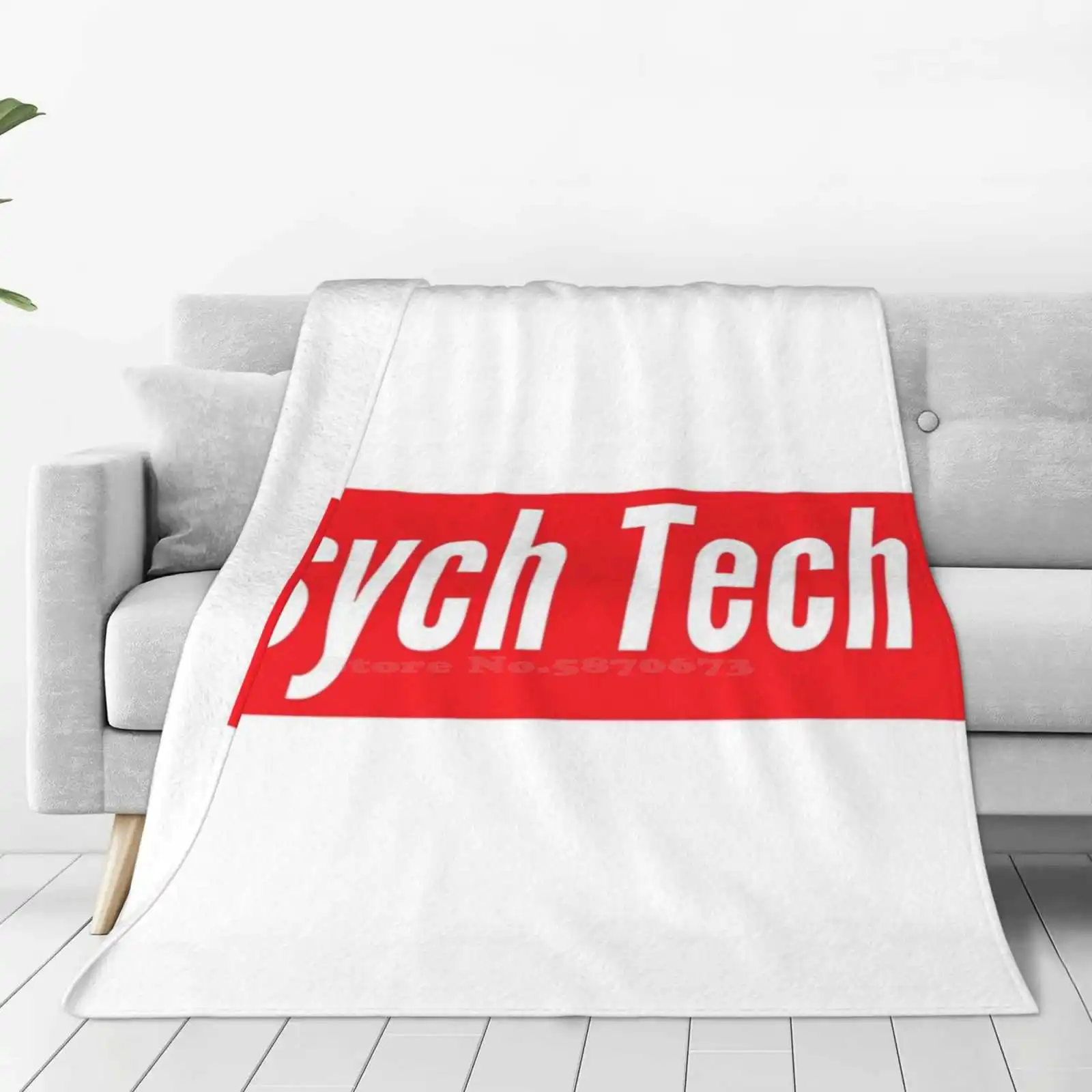 Psych Tech Blanket Soft Warm Travel Portable Blanket Psych Nurse Psychiatric Technician Psychiatric Nurse Medicine Therapist