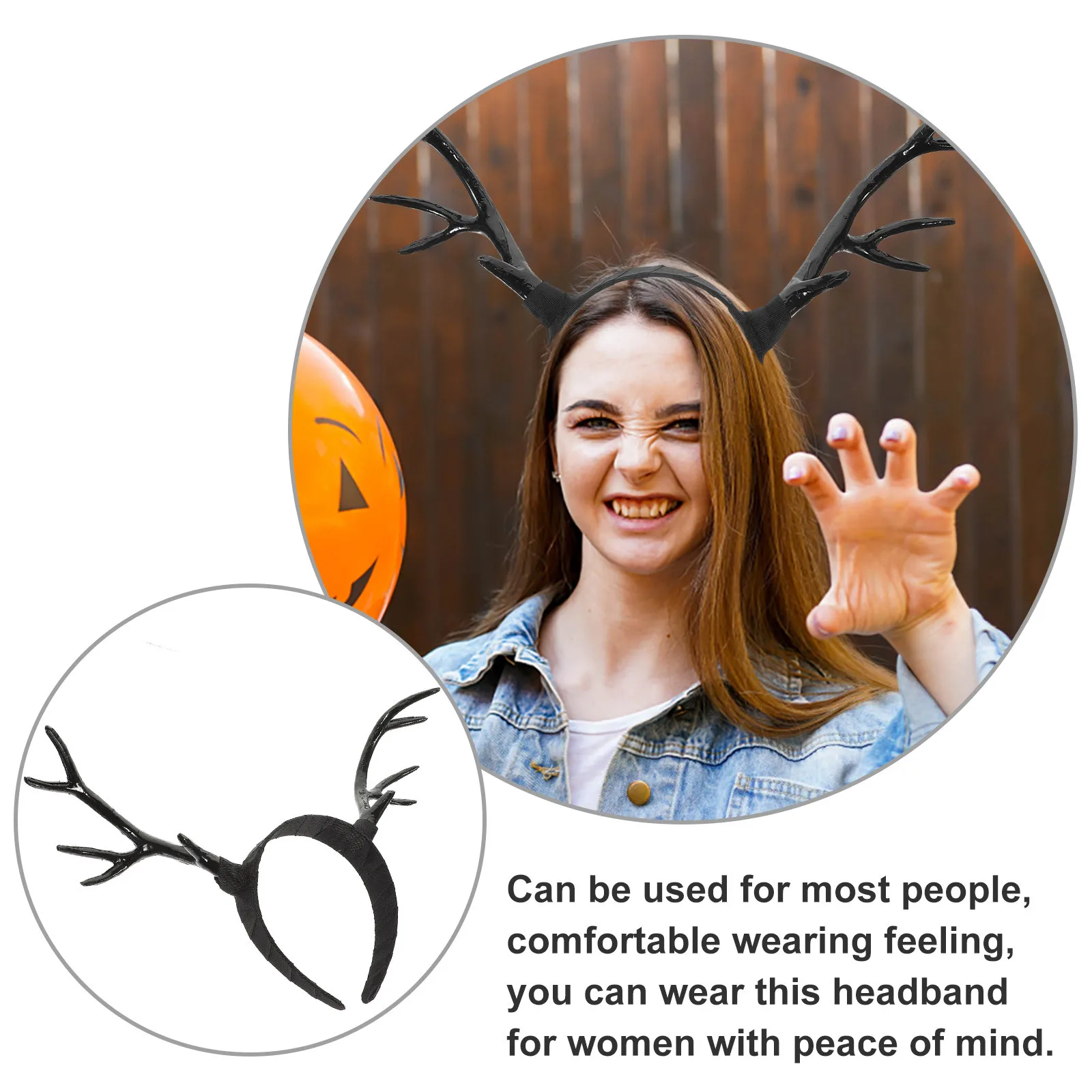 

Antler Headband Unique Headbands for Women Girls Creative Gift for Family Friends Photo Prop Antler Headband Girls Headbands