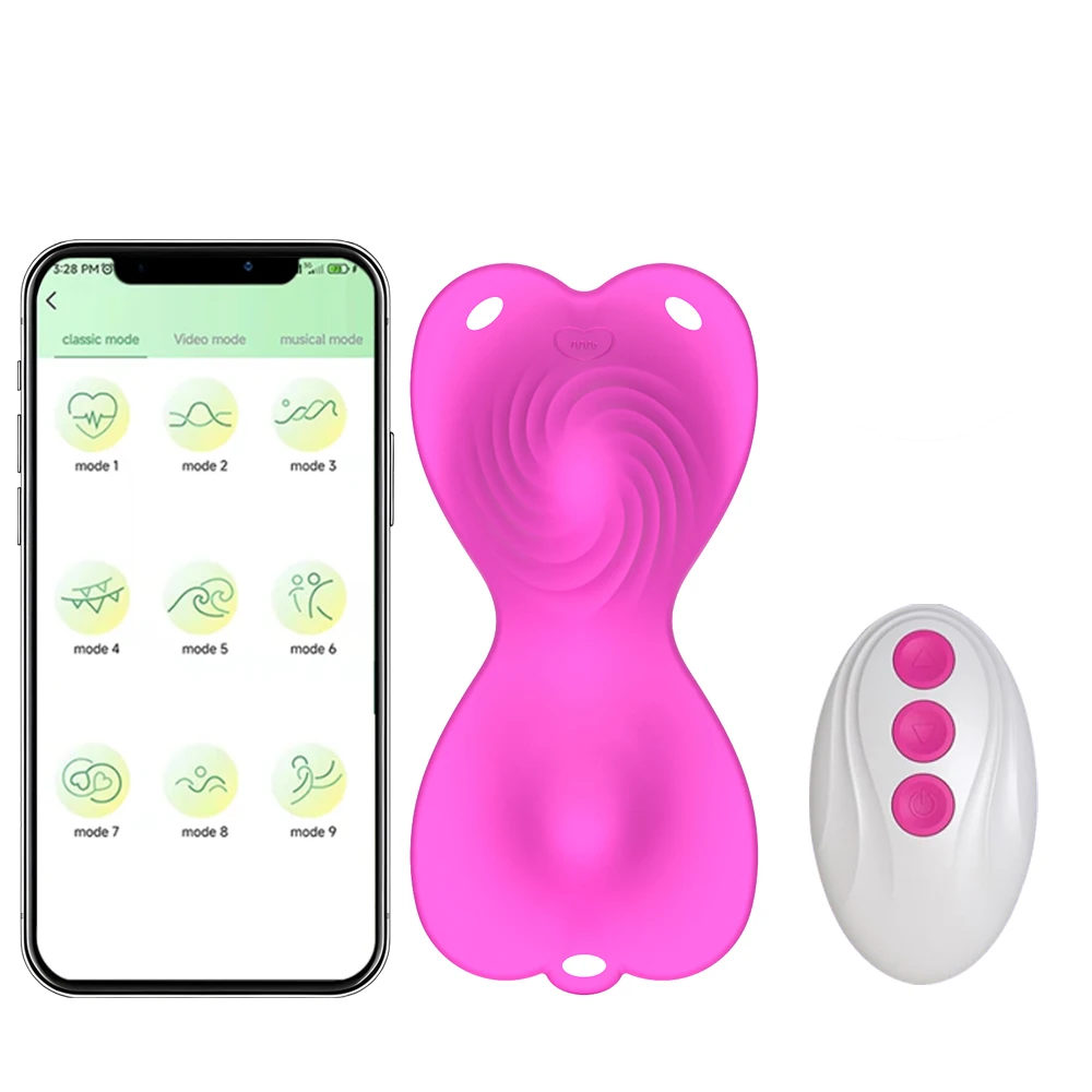Wearable Vibrator Panty Strap 9 Vibrations Butterfly Vibrators APP Remote Control Discreet Sex Toys for Women Couple Pleasure